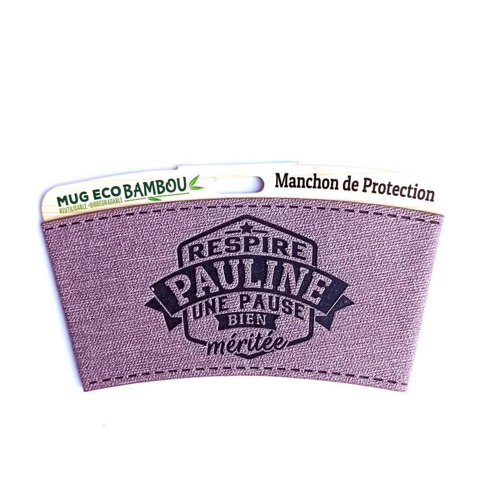 Manchon personnalisé prénom Pauline