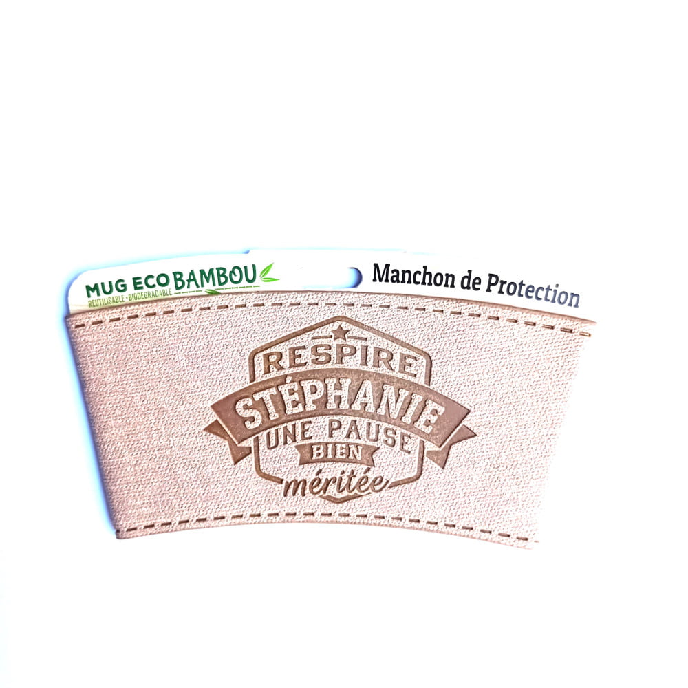 Manchon personnalisé prénom Stéphanie
