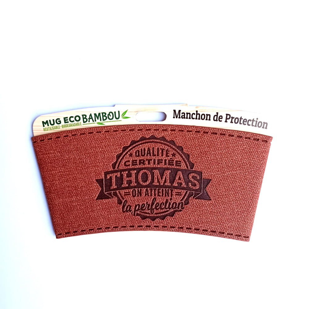 Manchon personnalisé prénom Thomas