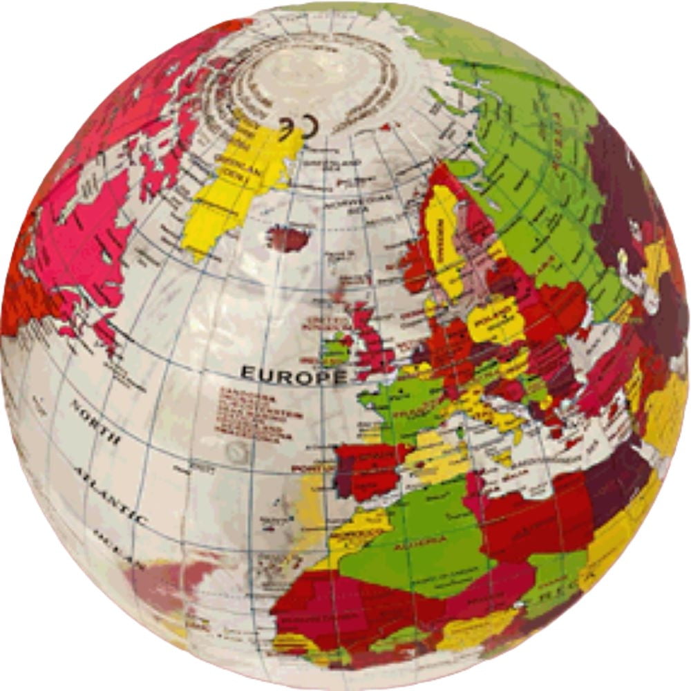 Globe Terrestre Gonflable – Globe Éducatif Marc Vidal