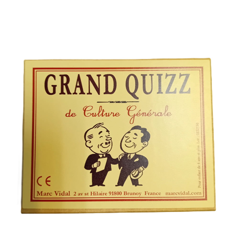 Marc Vidal Grand quizz de culture générale