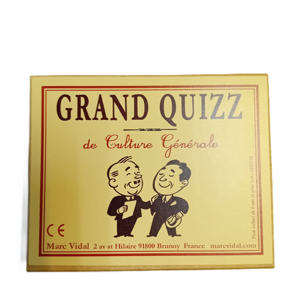 Marc Vidal Grand quizz de culture générale