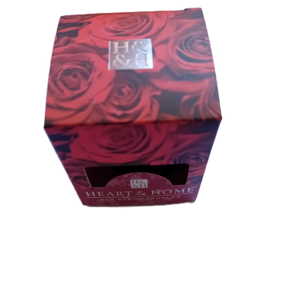 Mini bougie Heart & Home Rose rouge