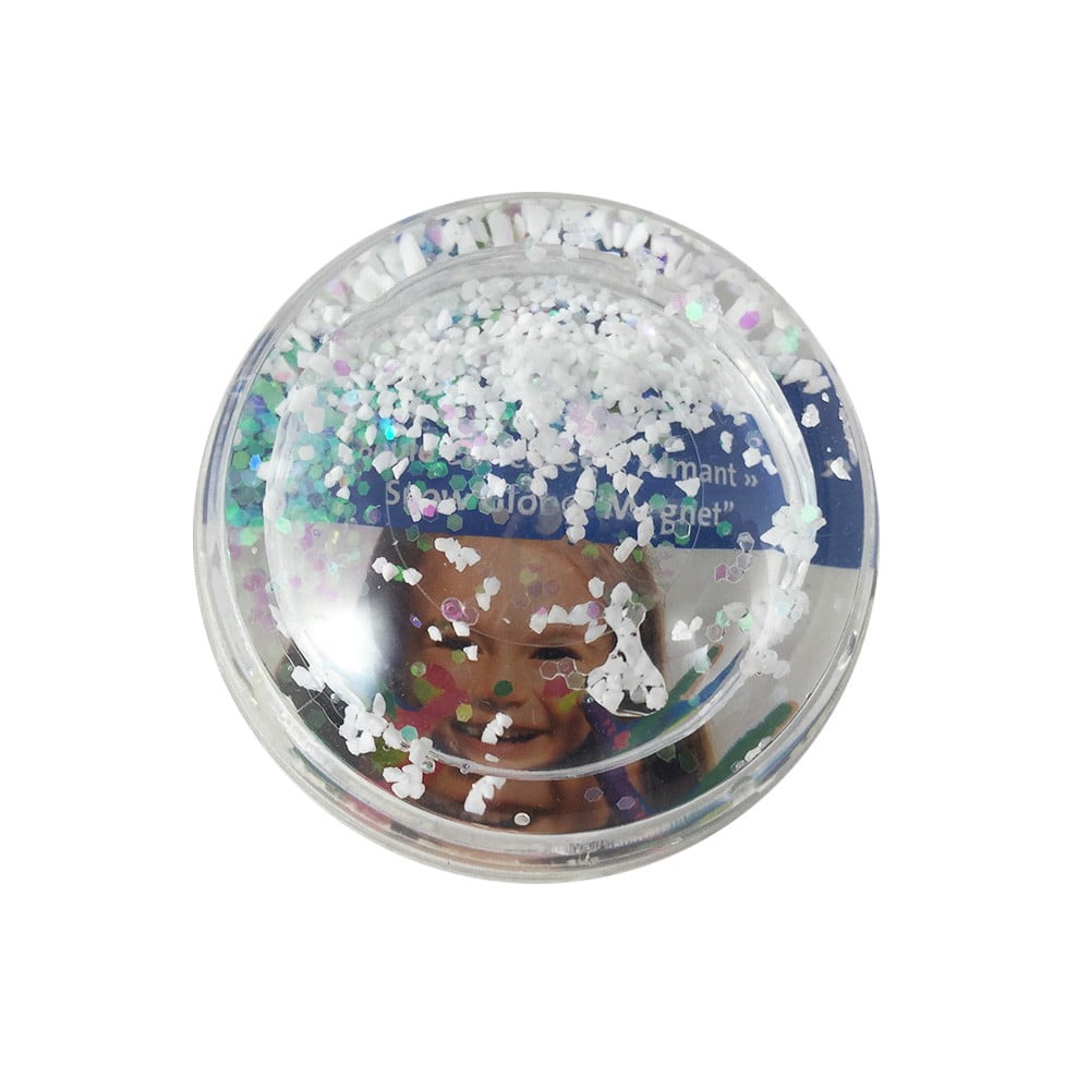 Mini boule à neige magnet photo