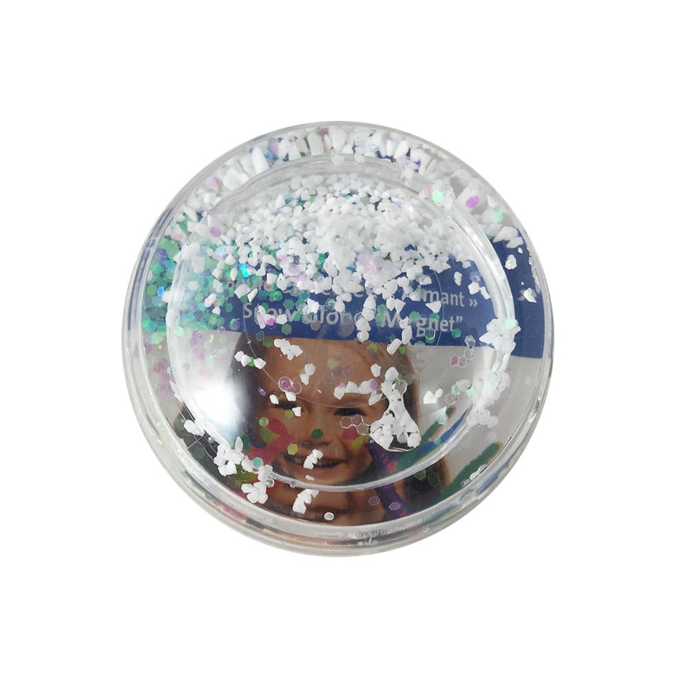 Mini boule à neige magnet photo