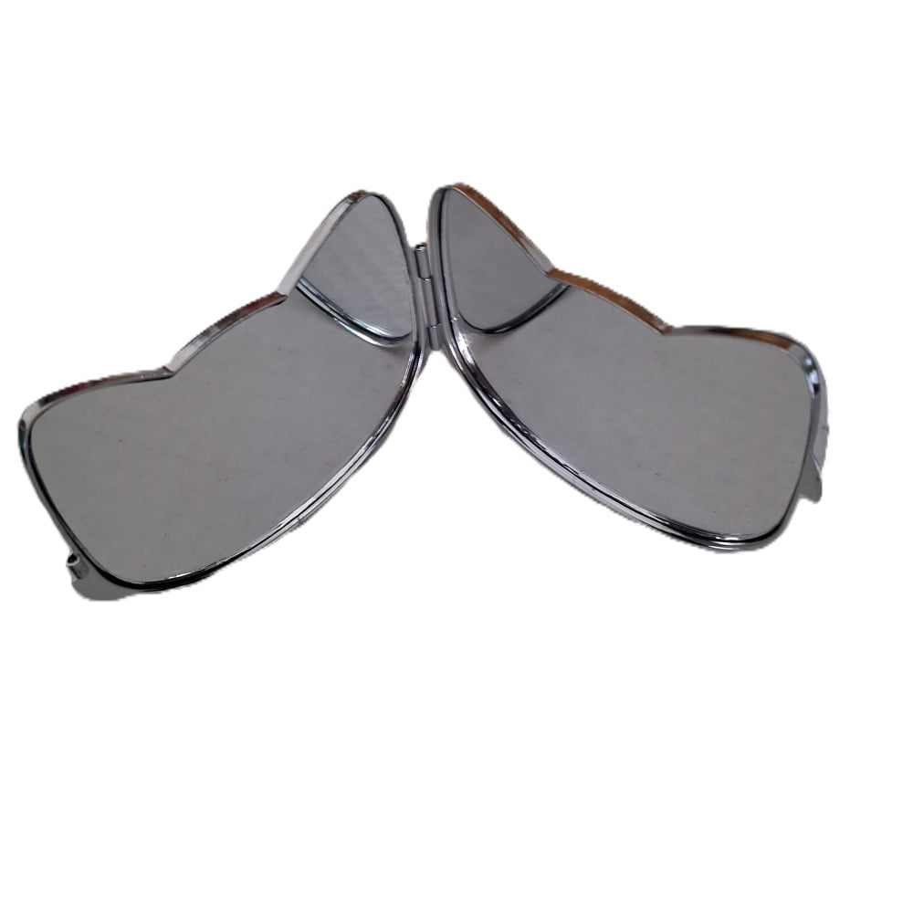 Miroir de poche double Mani The Lucky Cat blanc