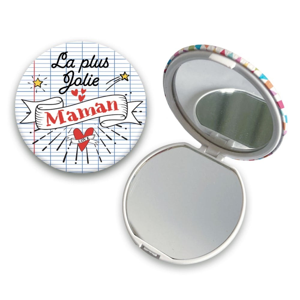 Miroir double La plus jolie maman