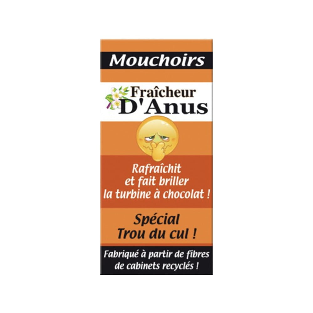 Mouchoirs humoristiques Fraîcheur