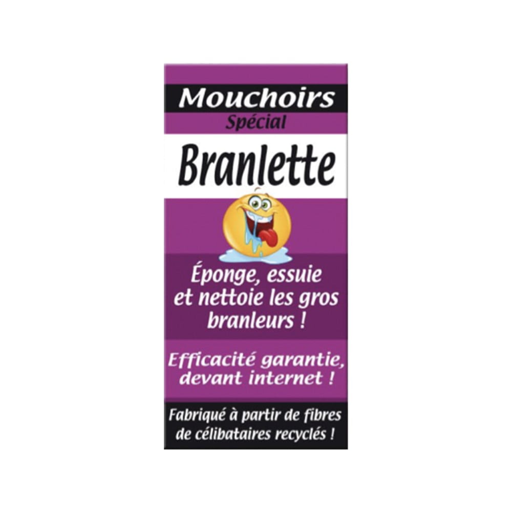 Mouchoirs humoristiques Spécial branlette