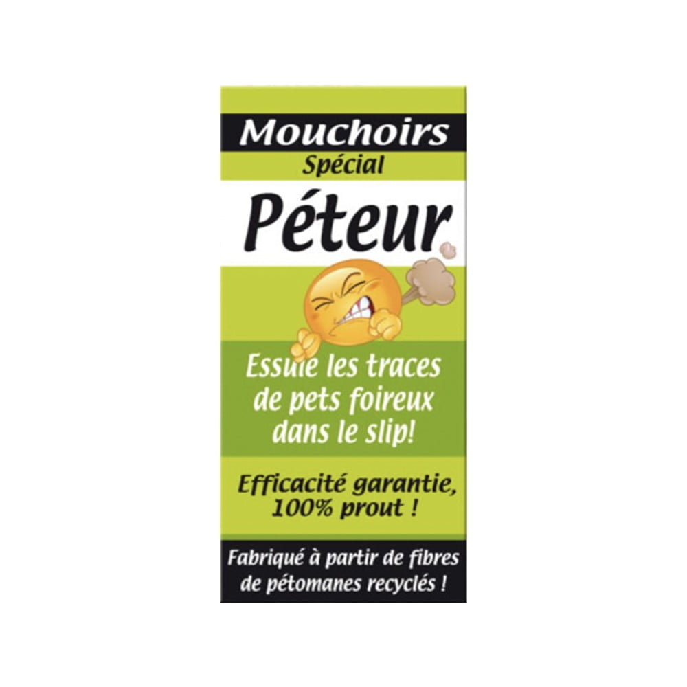 Mouchoirs humoristiques Spécial péteur