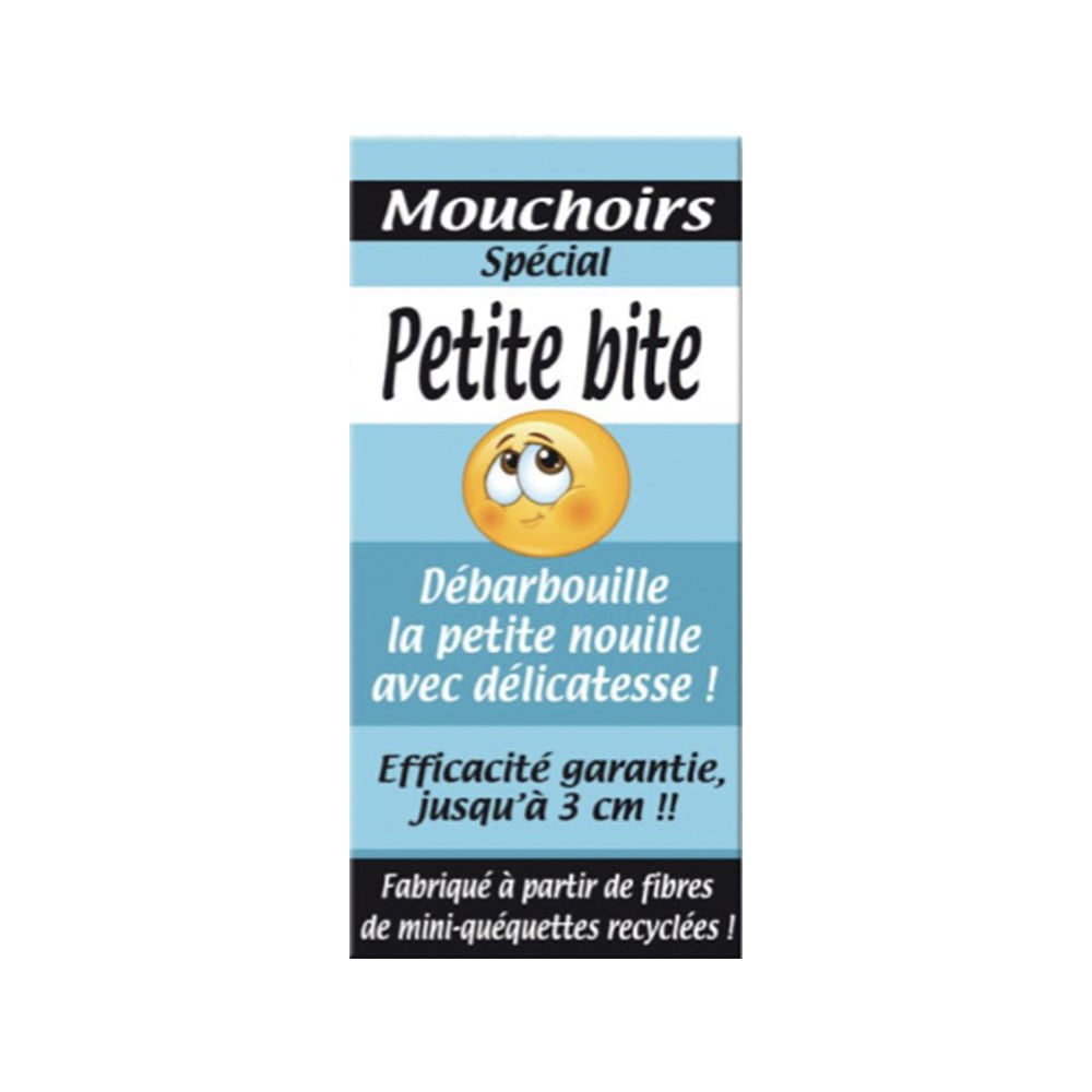 Mouchoirs humoristiques Spécial petite bite