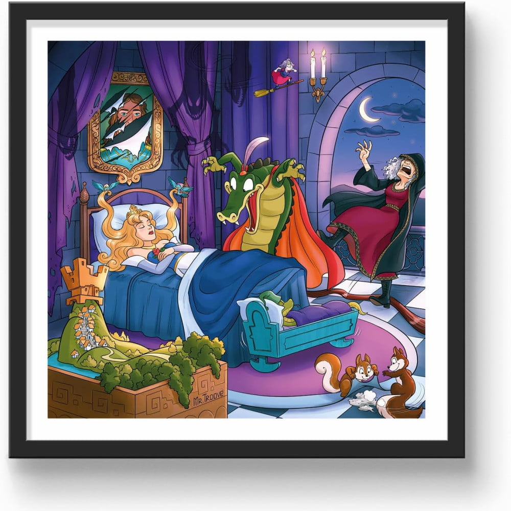 Mr Troove Movie Toilet Scenes Disney 30 x 30 cm