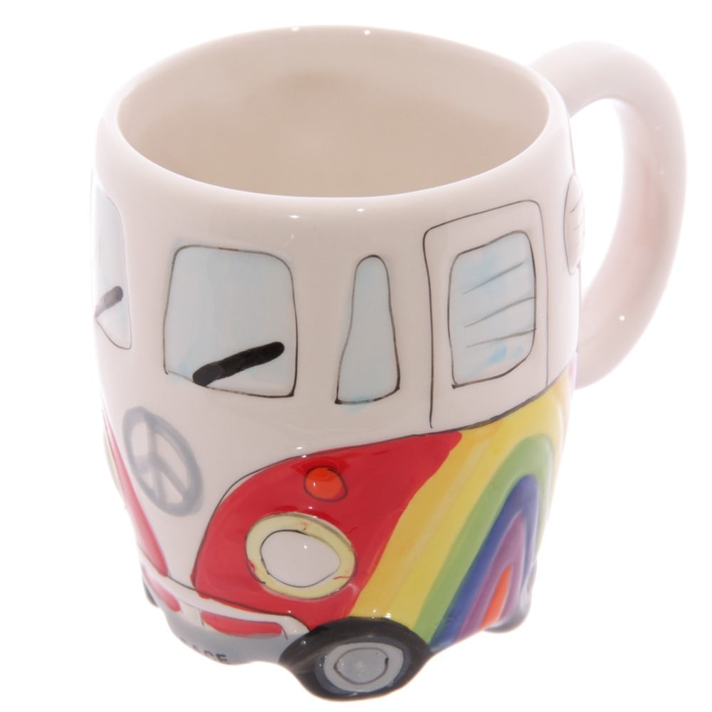 Mug camping car rouge