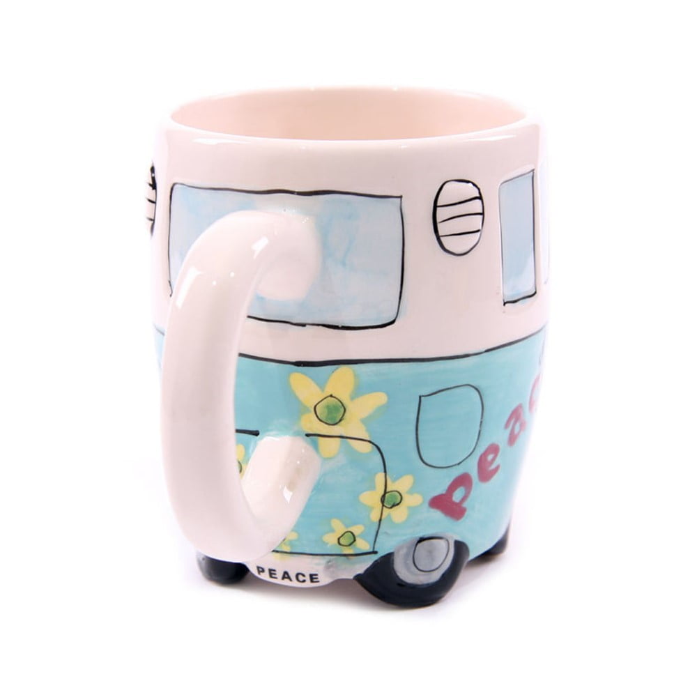 Mug camping car bleu