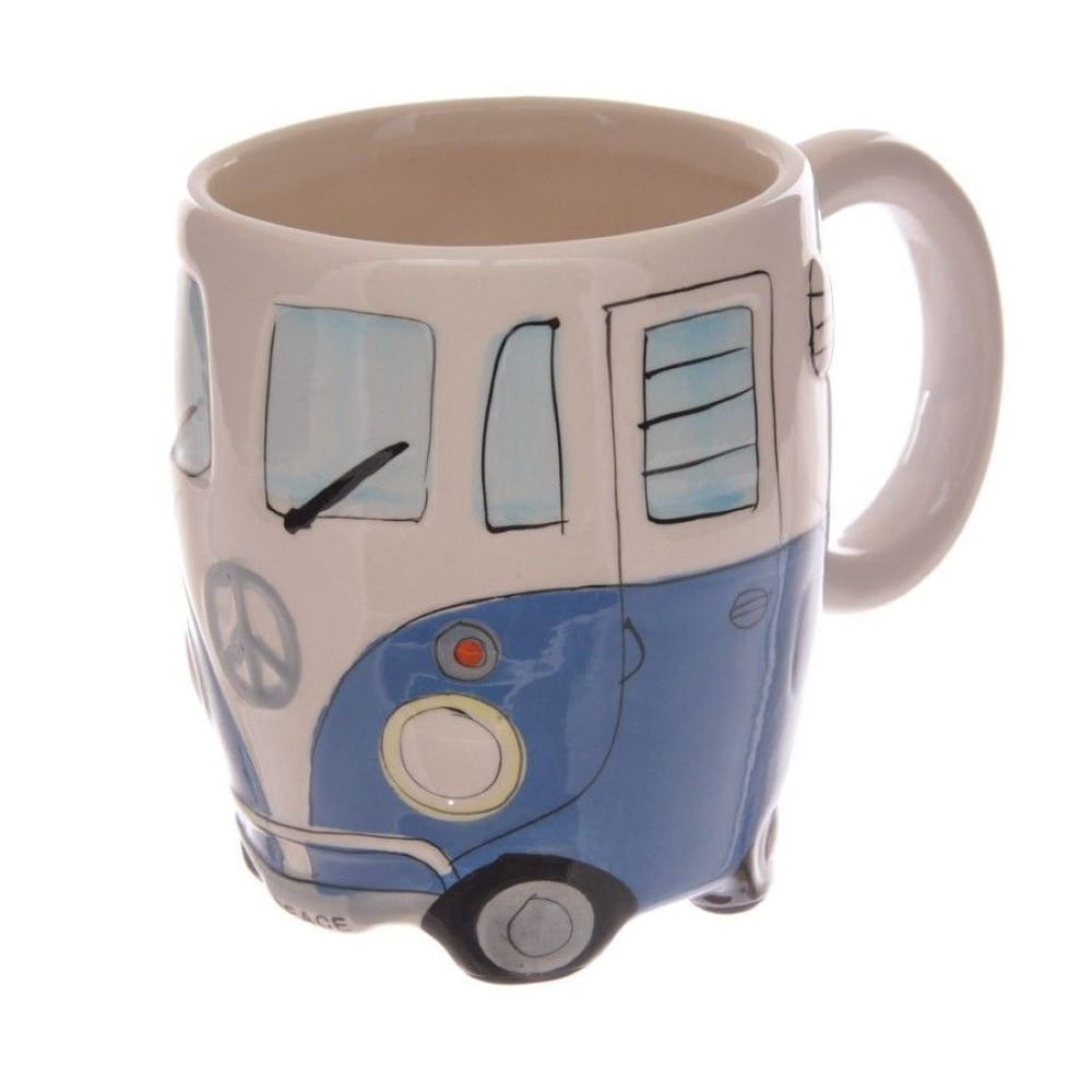 Mug camping car bleu