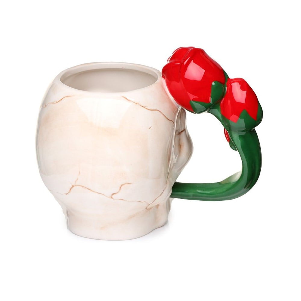 Mug Crânes et roses rouges