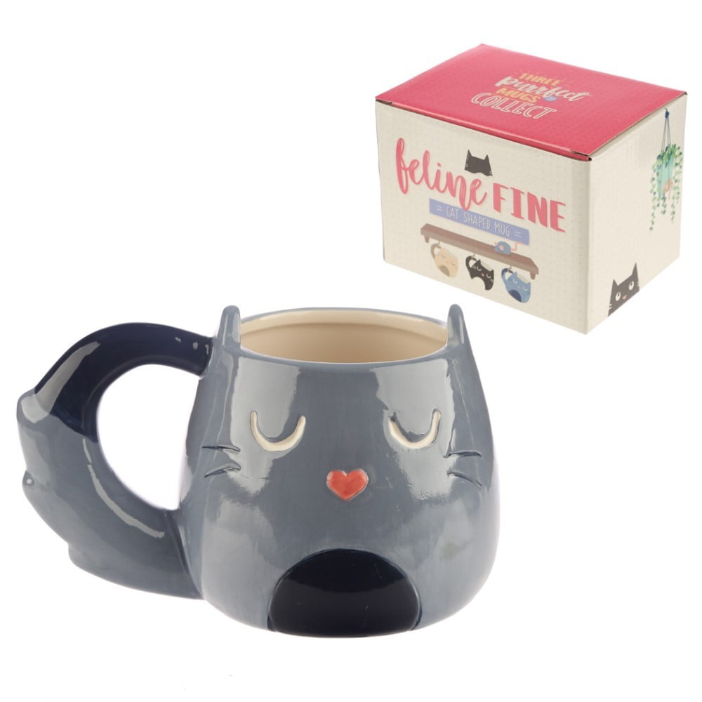 Mug Feline Fine gris