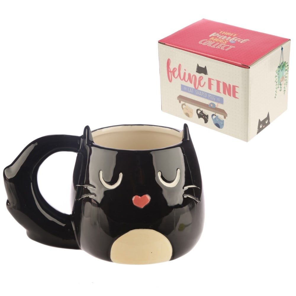 Mug Feline Fine Noir