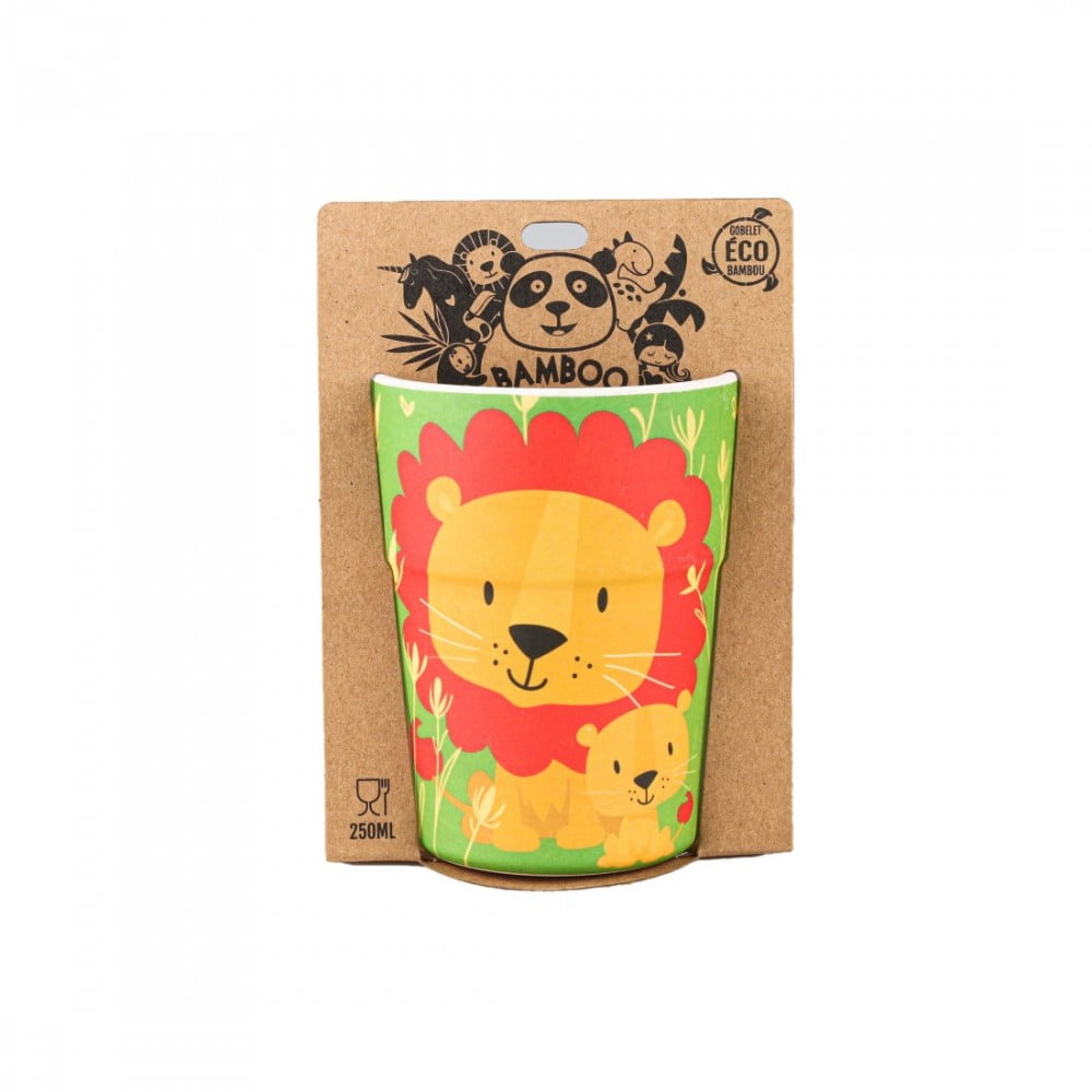 Mug Eco Bambou Tigre et lion