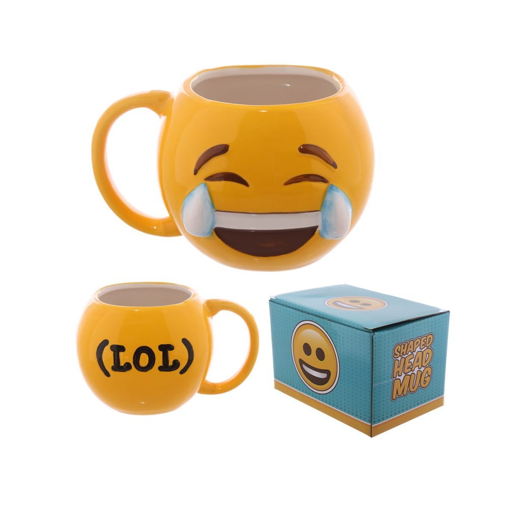 Mug emoji joie pleure de rire