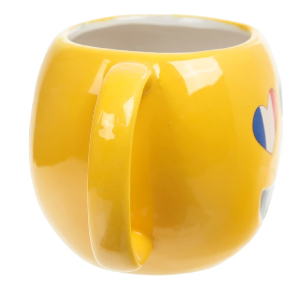 Mug emoji yeux en coeur France