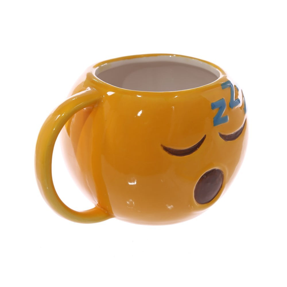 Mug emotive endormi