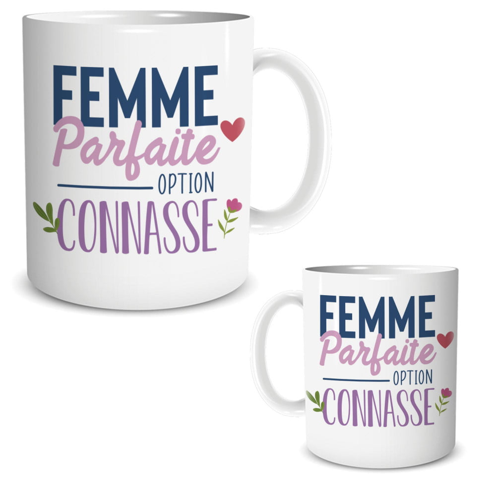 Mug  humoristique Femme parfaite option ...