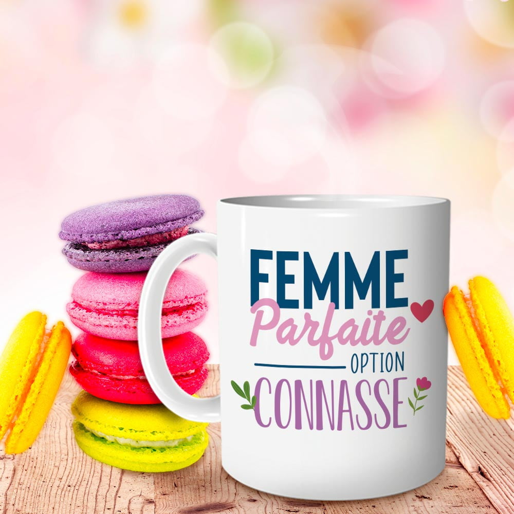 Mug  humoristique Femme parfaite option ...