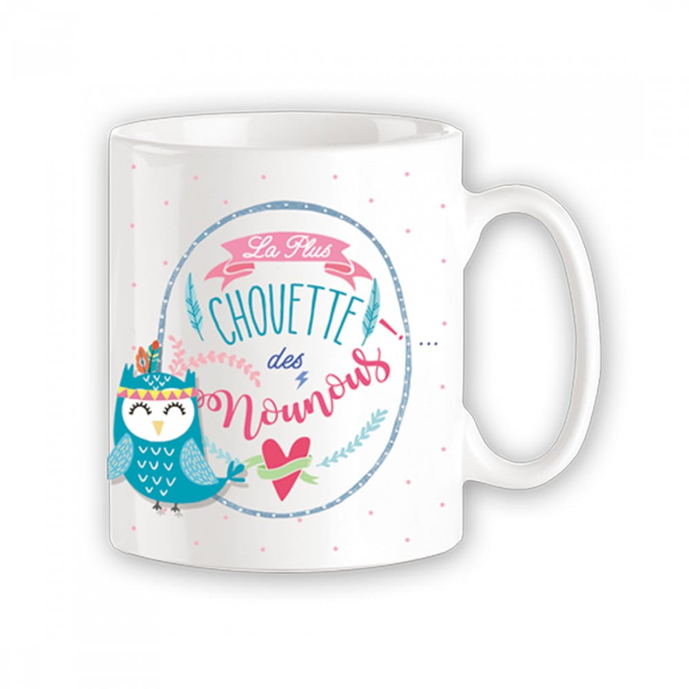 Mug Girly Chouette Nounou