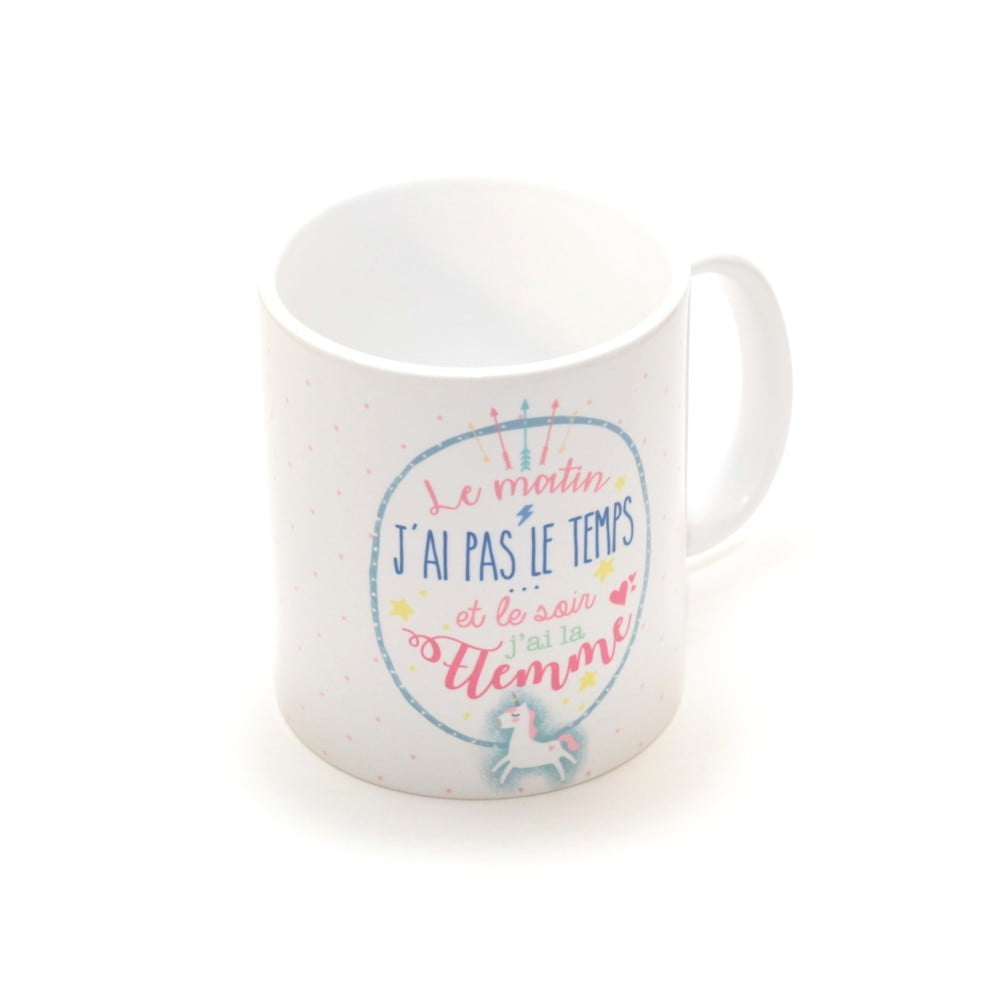 Mug Girly Pas le temps...la flemme