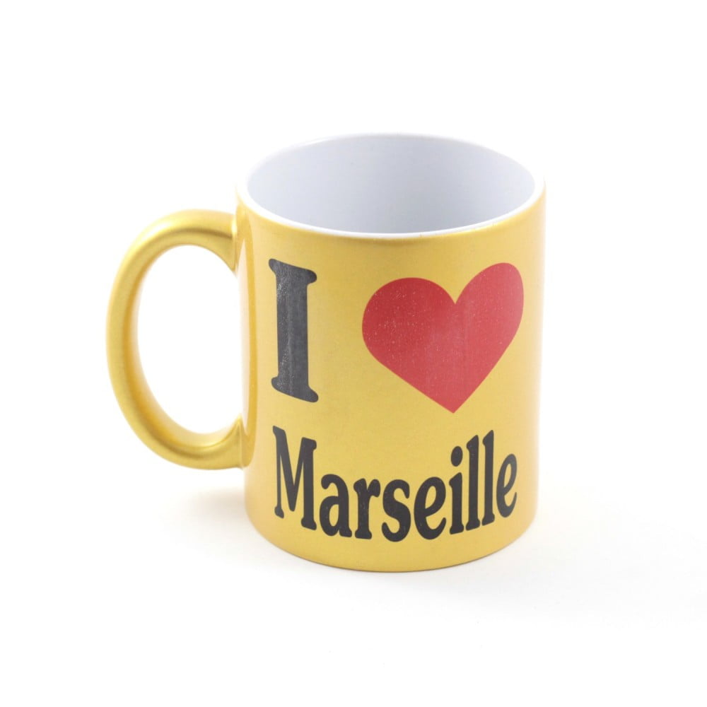 Mug  glitter Marseille or