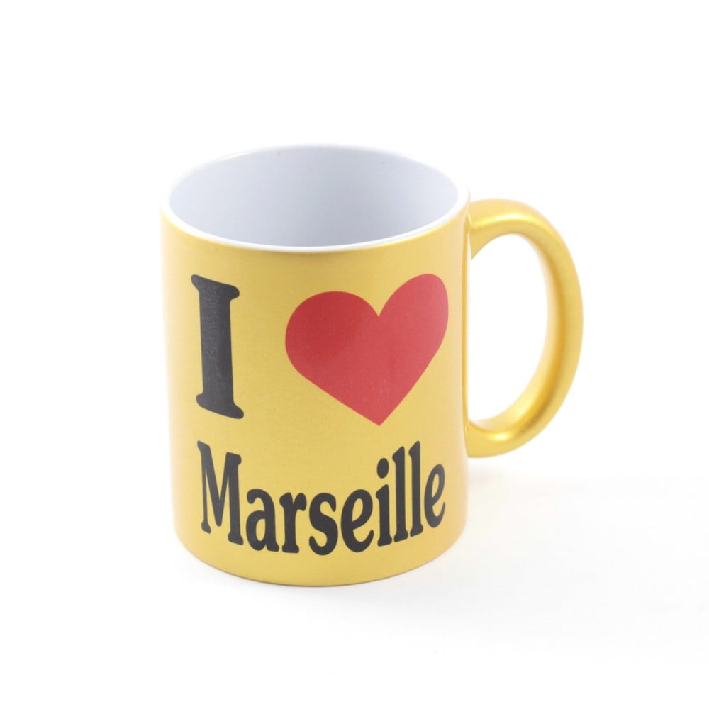 Mug  glitter Marseille or