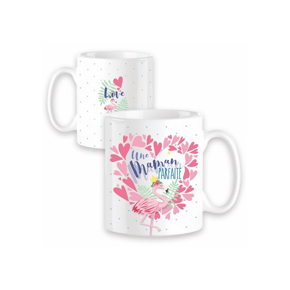 Mug Maman flamand rose