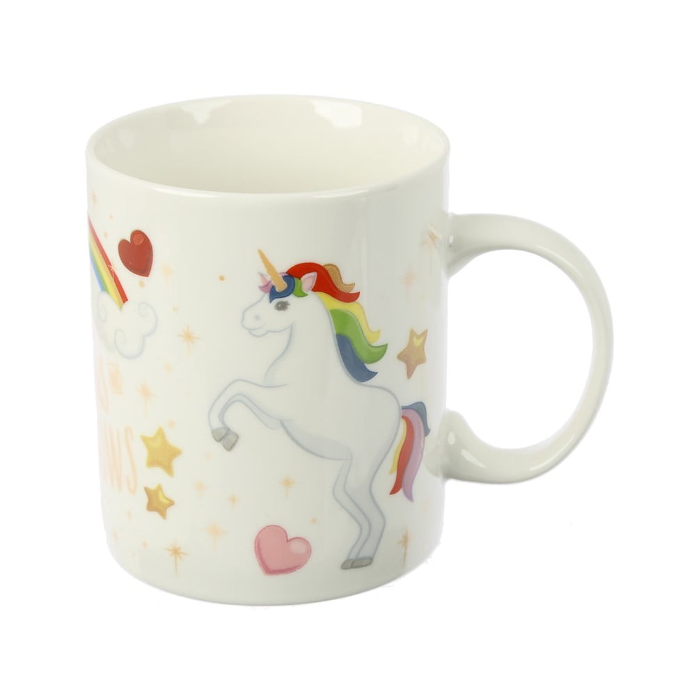 Mug porcelaine tendre Licorne