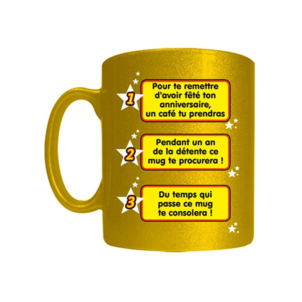 Mug règles d'or 1 an de +