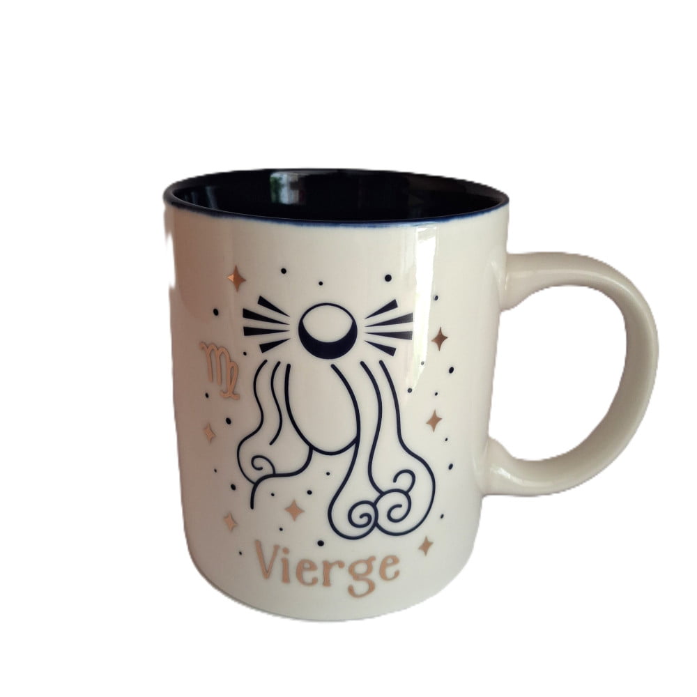 Mug signe du zodiaque Vierge blanc
