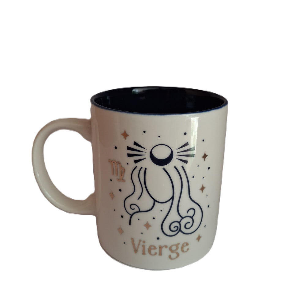 Mug signe du zodiaque Vierge blanc