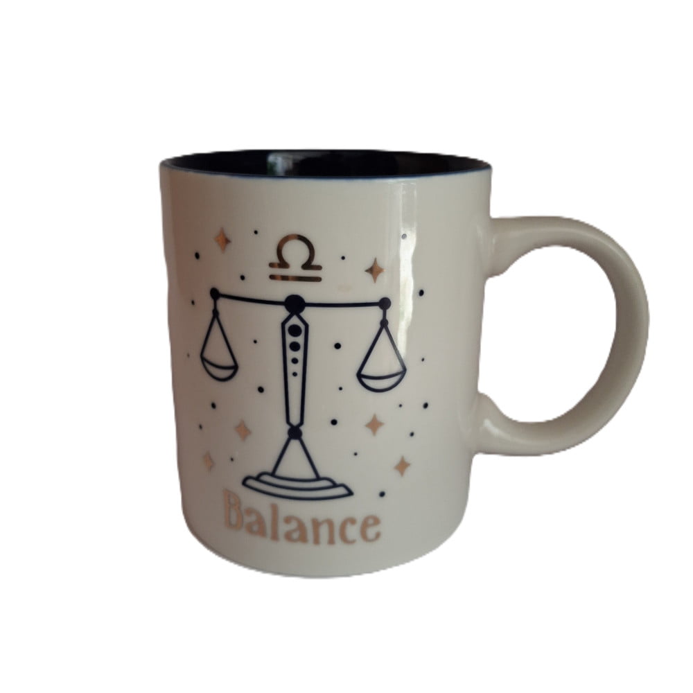Mug signe du zodiaque Balance blanc