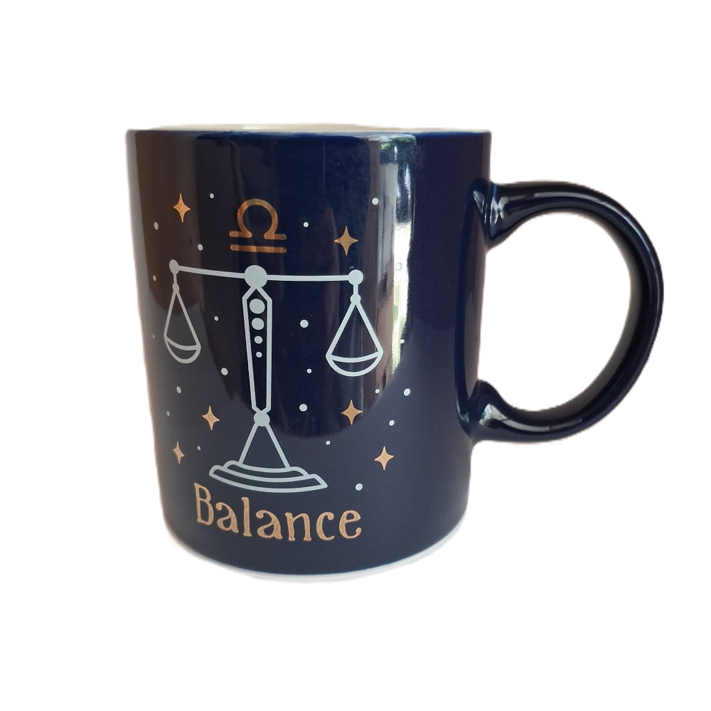 Mug signe du zodiaque Balance bleu