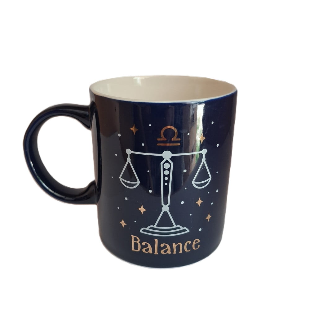 Mug signe du zodiaque Balance bleu