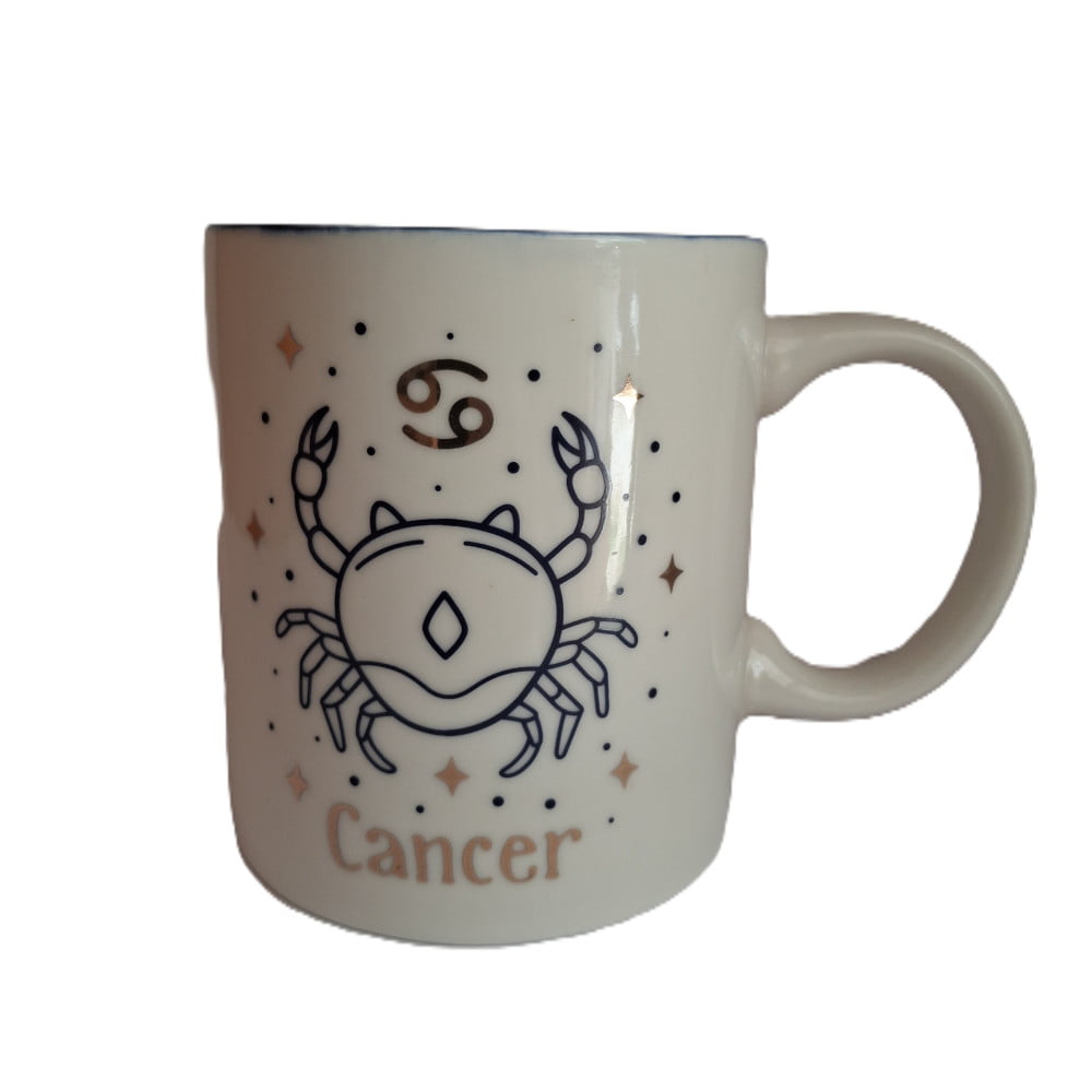 Mug signe du zodiaque Cancer blanc