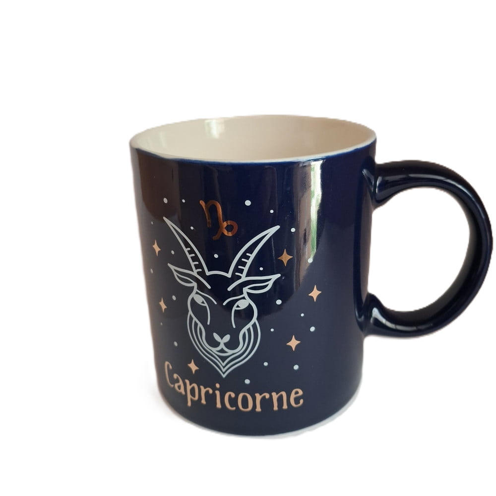 Mug signe du zodiaque Capricorne bleu