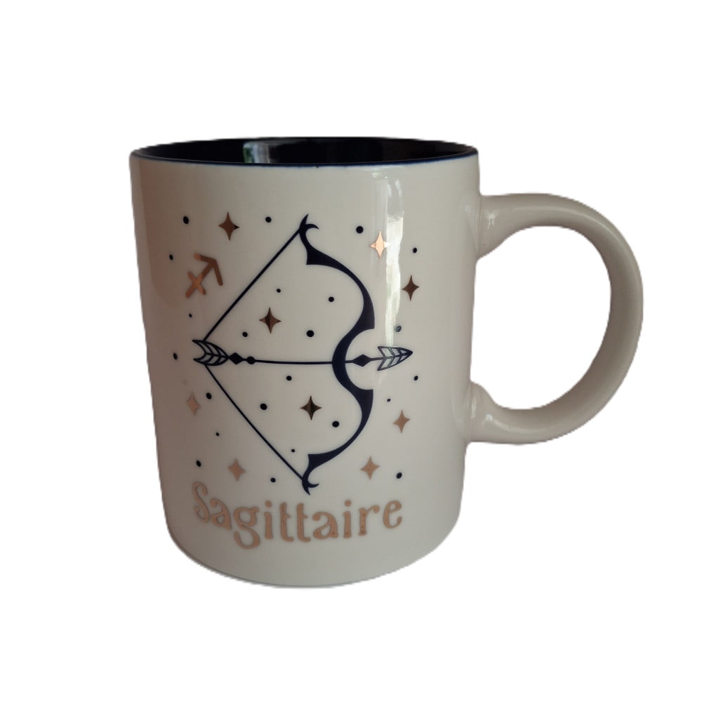 Mug signe du zodiaque Sagittaire blanc