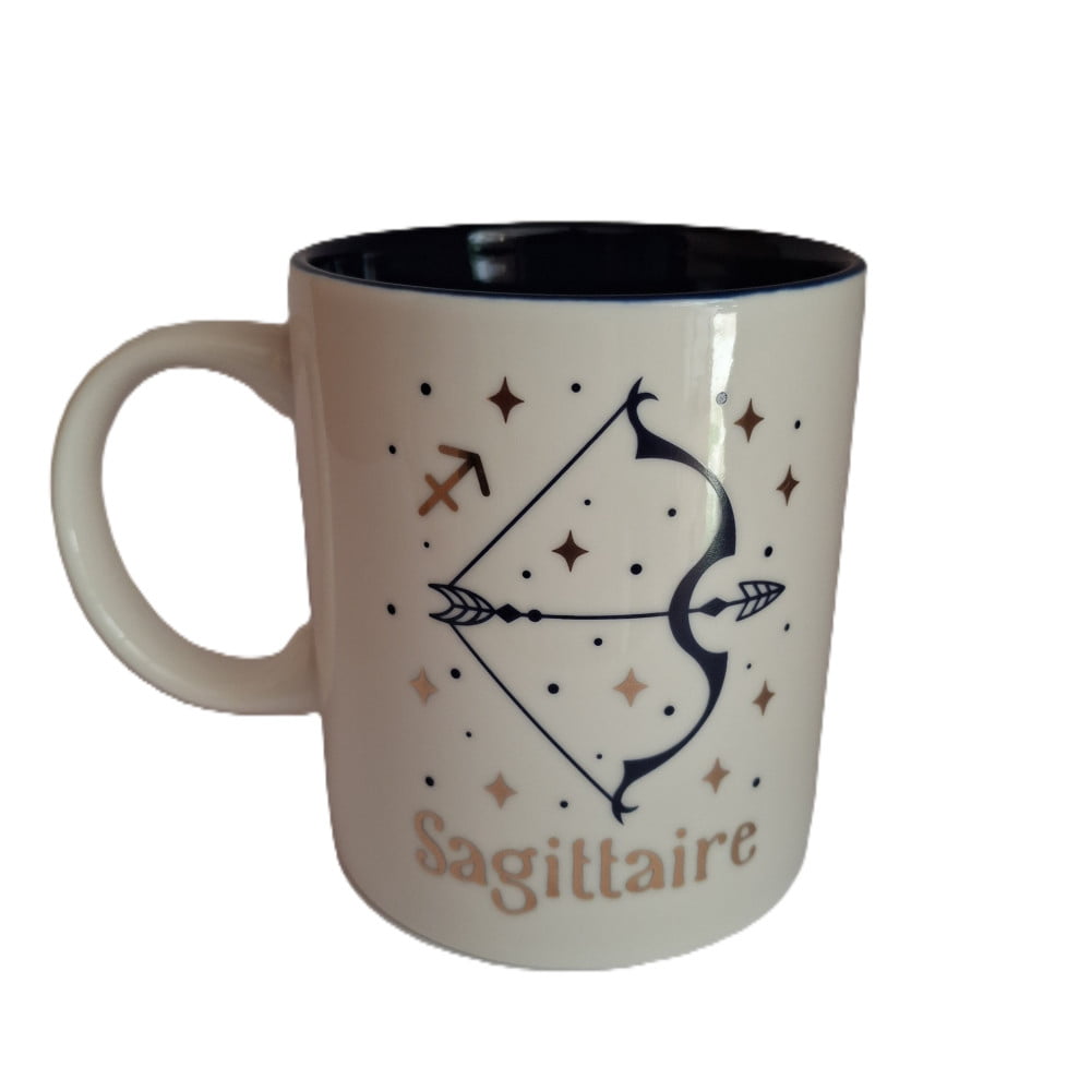 Mug signe du zodiaque Sagittaire blanc