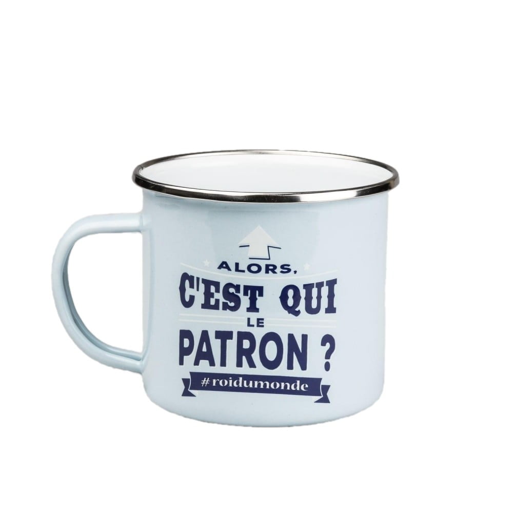 Mug vintage message C qui le patron