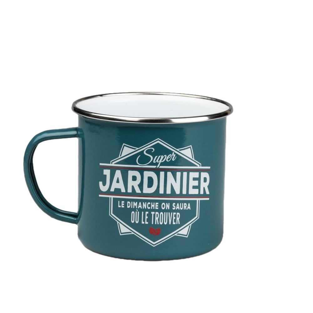 Mug vintage message Super jardinier