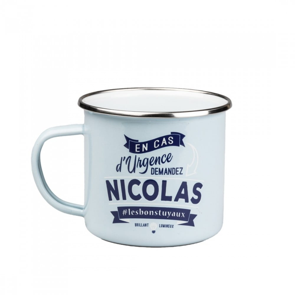 Mug vintage Prénom Nicolas