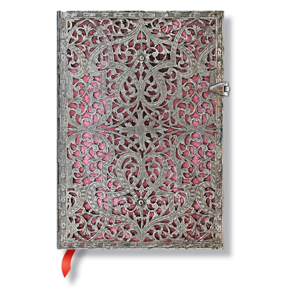Notebook Midi ligné Rose tendre