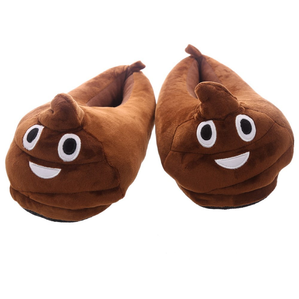 Pantoufles Emoji Poop 