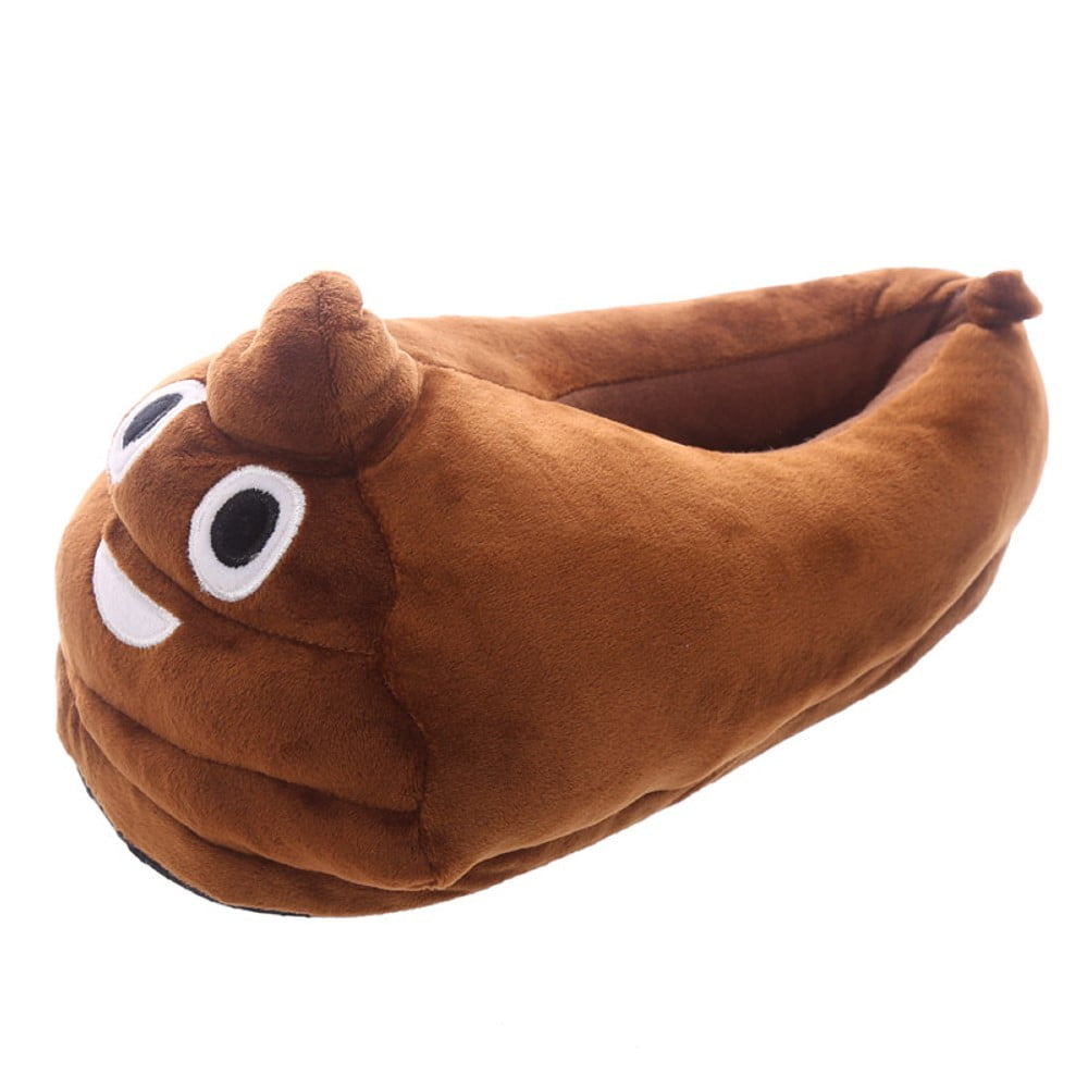 Pantoufles Emoji Poop
